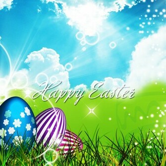 Wallpaper Happy Easter Simple