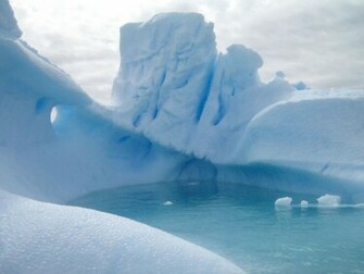 Melted Iceberg Wallpaper Desktop Online