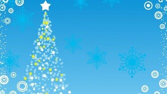Blue Christmas Wallpaper HD