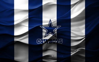Thumb2 4k Dallas Cowboys Logo Blue White 3d Background Emblem Flag Wallpaper