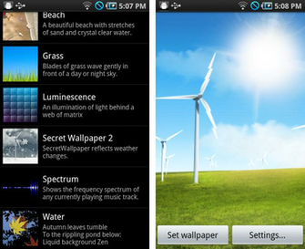 Get The Samsung Galaxy S Ii Wind Farm Live Wallpaper Careace
