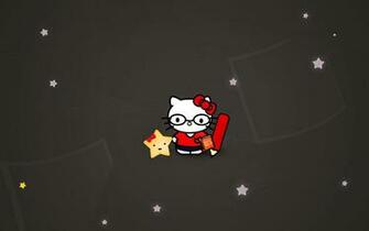Nerd Hello Kitty Wallpaper