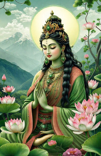 Green Tara Wallpaper