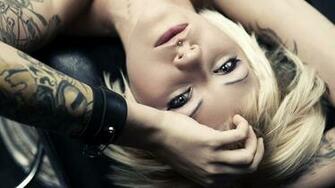 Girl With A Tattoo On Her Arm Wallpaper And Image