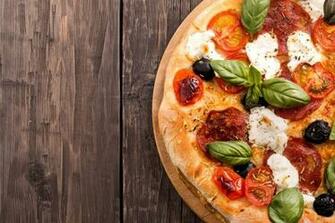 Pizza Food Meal Pie Still Life Wallpaper