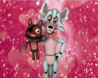 Mangle And Foxy Puppet Wallpaper By Darkythebat