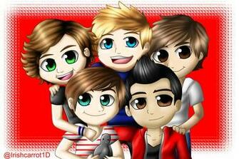One Direction Cartoon Fan Art
