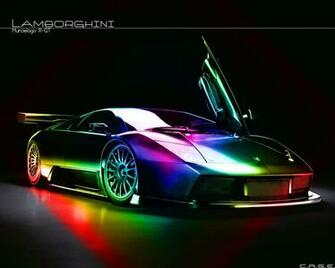 Lamborghini Murcielago Rainbow Hot Cars Sports