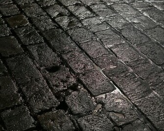Wet Stone Street Wallpaper Stock Photos