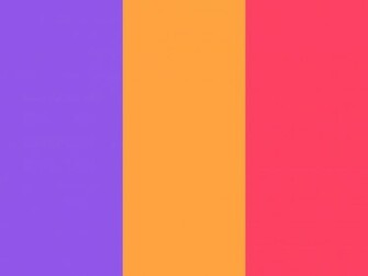 Purple Hearts Neon Heart Green With
