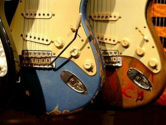 Guitar Wallpaper Old Busted Up Fender Stratocaster Electric Guitars