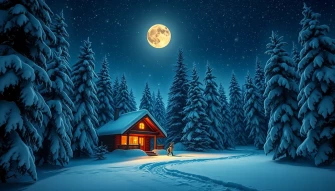 Winter Christmas Desktop Background