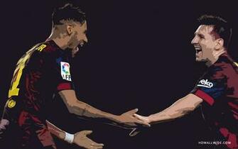 Wallpaper Neymar Messi Goal Celebrations Upload At October