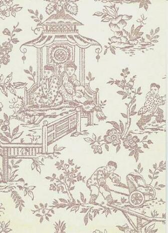Sanderson Wallpaper Chatelet Lavender Ivory Dmawch102