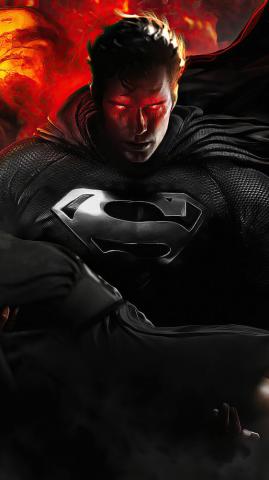 Superman Black Suit Henry Cavill Justice League Snyder Cut 4k