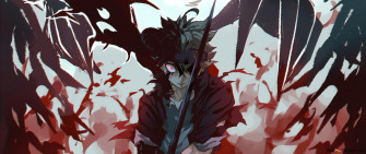 Black Asta Demon 4k Wallpaper
