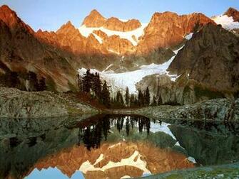 Hq Mount Shuksan And Lake Ann Washington Wallpaper