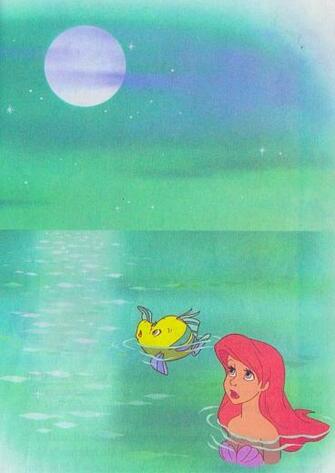Cute Disney Flounder Princess Sea The Little Mermaid Wallpaper