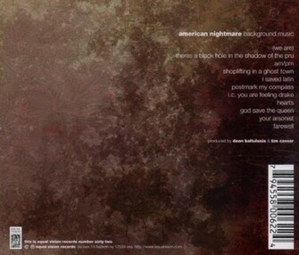 Background Music Album Cover American Nightmare Cd
