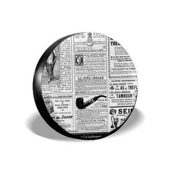 Amazon Jist Zovi Vintage Newspaper Background Universal Wheel