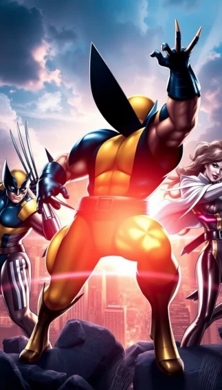 X Men Phone Wallpaper