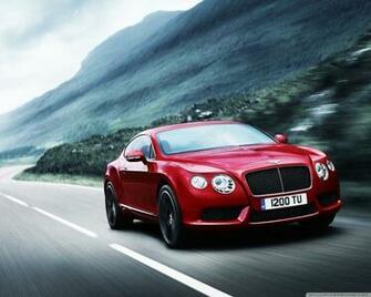 Red Bentley Continental 4k HD Desktop Wallpaper For