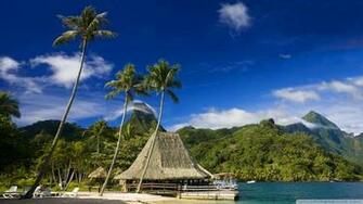 Tahiti Island Wallpaper Wallpoper