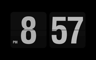 Fliqlo Flip Clock Screensaver For Windows Mac Screensavers Planet
