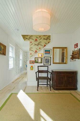 Gorgeous Entryways Clad In Wallpaper