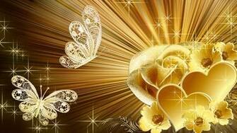 Golden Rose HD Desktop Background Wallpaper