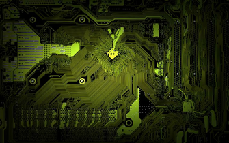 Green Circuit Wallpaper