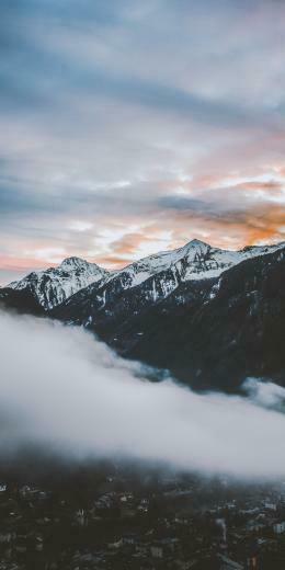 Cloud Mountain Wallpaper Top Background