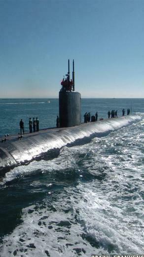 Us Navy At Sunset Submarine Military iPhone Wallpaper Background
