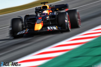 Max Verstappen Red Bull Circuit De Catalunya Racefans