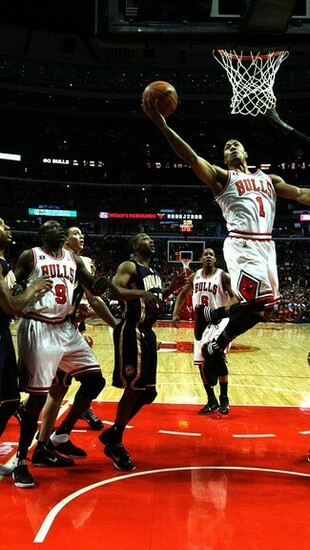 iPhoneHDwallpaper Net Sport Wallpaper Chicago Bulls Derrick Rose