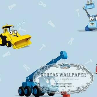 Kids Teens B3029 Bob The Builder Characters Wallpaper