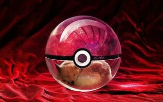 Real Eevee Pokeball Wallpaper