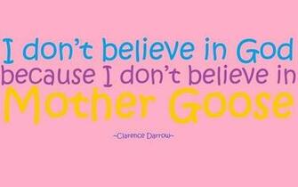 Mother Goose Atheism Wallpaper