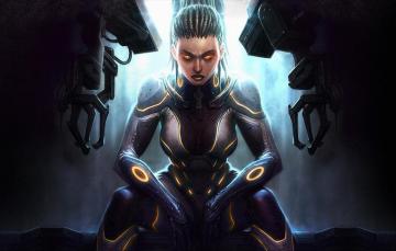 Wallpaper Starcraft Sarah Kerrigan Hots Heart Of The Swarm