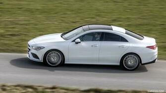 Mercedes Benz Cla D Coupe Amg Line Color Digital White
