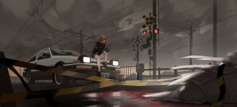 Anime Girls Car Toyota Ae86 5k Wallpaper