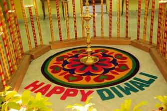 Happy Diwali Rangoli Wallpaper HD