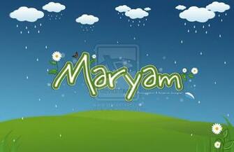 Love Maryam Name Wallpaper By Meali Adk