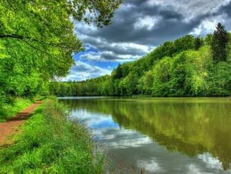 Wallpaper River Germany Tropic Landscape