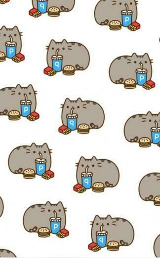 Background Cat Food Pusheen Wallpaper Image By Bobbym