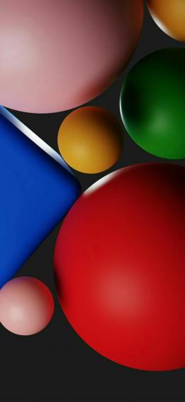 Wallpaper Google Pixel iPhone Red Blue