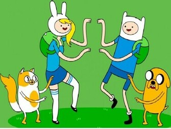 Adventure Time With Finn Fionna Jake And Wallpaper