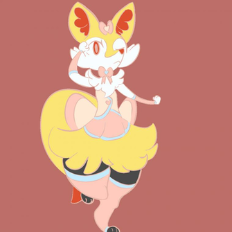 Maho Shoujo Braixen By Bunnybunboy