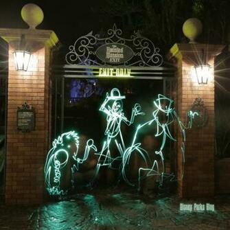 Halloween Light Painting From Magic Kingdom Park