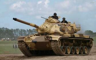 M48 Patton Camouflaged Tank Wallpaper Photography